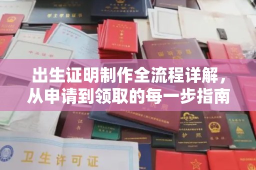 峰峰矿区出生证明制作全流程详解，从申请到领取的每一步指南