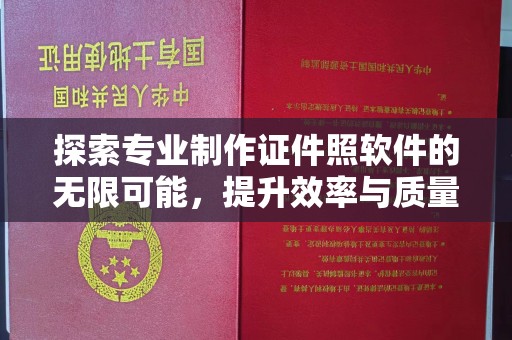 峰峰矿区探索专业制作证件照软件的无限可能，提升效率与质量