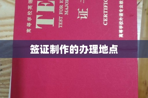 峰峰矿区签证制作的办理地点
