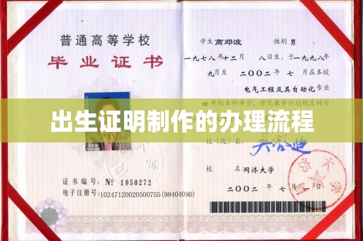峰峰矿区出生证明制作的办理流程