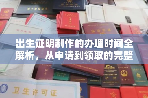峰峰矿区出生证明制作的办理时间全解析，从申请到领取的完整指南